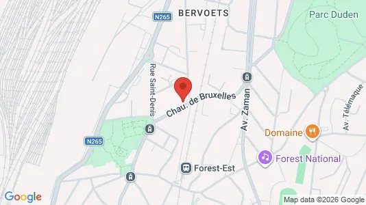 Apartments for rent i Brussels Vorst - kort over placeringen