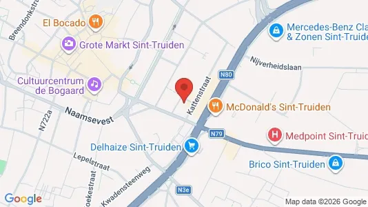 Apartments for rent i Sint-Truiden - kort over placeringen
