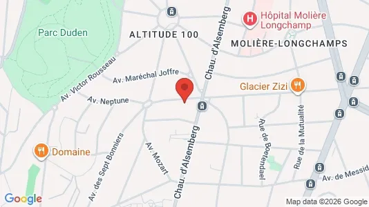 Apartments for rent i Brussels Ukkel - kort over placeringen