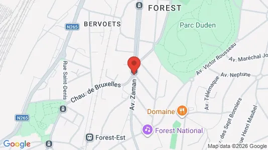 Apartments for rent i Brussels Vorst - kort over placeringen