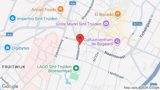 Apartments for rent i Sint-Truiden - kort over placeringen