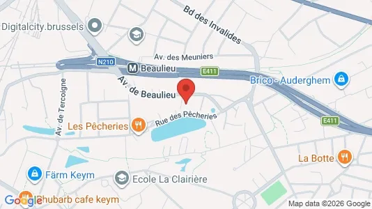 Apartments for rent i Brussels Oudergem - kort over placeringen