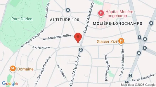Apartments for rent i Brussels Ukkel - kort over placeringen