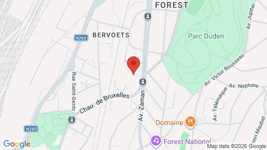Apartments for rent i Brussels Vorst - kort over placeringen