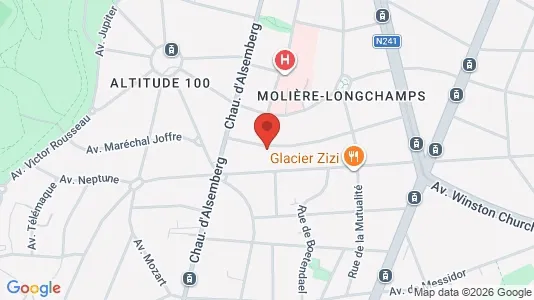 Apartments for rent i Brussels Ukkel - kort over placeringen