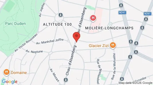 Apartments for rent i Brussels Ukkel - kort over placeringen