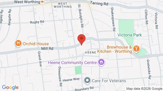 Apartments for rent i Worthing - West Sussex - kort over placeringen