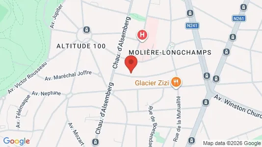 Apartments for rent i Brussels Ukkel - kort over placeringen