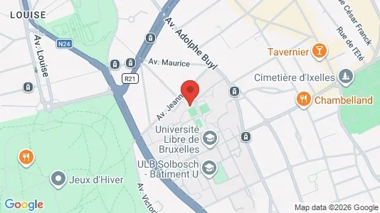 Apartments for rent i Brussels Elsene - kort over placeringen