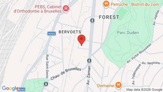 Apartments for rent i Brussels Vorst - kort over placeringen
