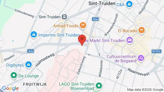Apartments for rent i Sint-Truiden - kort over placeringen
