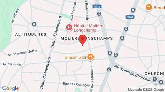 Apartments for rent i Brussels Vorst - kort over placeringen