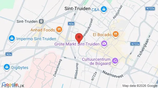 Apartments for rent i Sint-Truiden - kort over placeringen