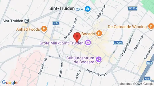 Apartments for rent i Sint-Truiden - kort over placeringen