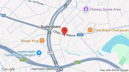 Apartments for rent i Brussels Oudergem - kort over placeringen
