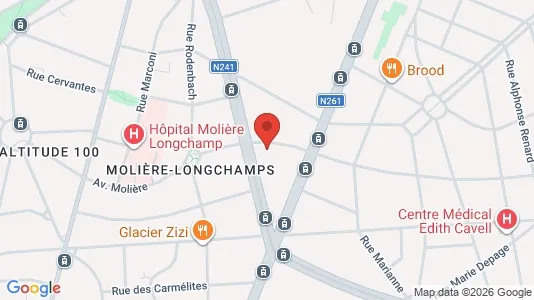 Apartments for rent i Brussels Vorst - kort over placeringen