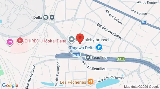 Apartments for rent i Brussels Oudergem - kort over placeringen