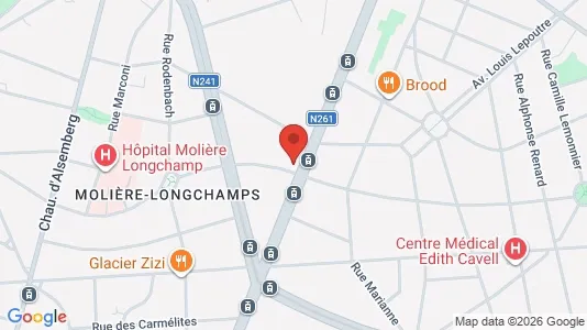 Apartments for rent i Brussels Vorst - kort over placeringen