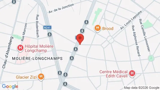 Apartments for rent i Brussels Vorst - kort over placeringen