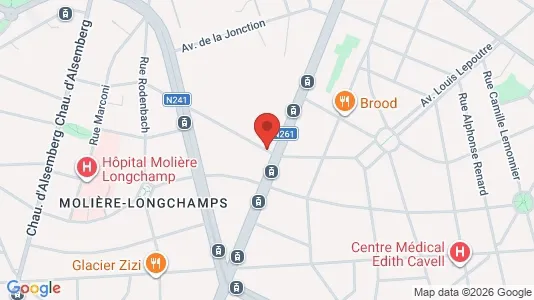 Apartments for rent i Brussels Vorst - kort over placeringen
