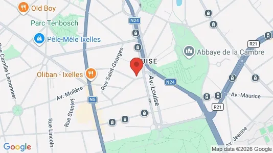 Apartments for rent i Stad Brussel - kort over placeringen