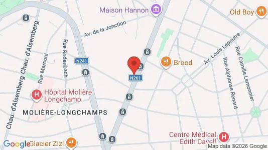 Apartments for rent i Brussels Ukkel - kort over placeringen
