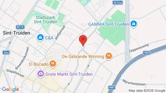 Apartments for rent i Sint-Truiden - kort over placeringen