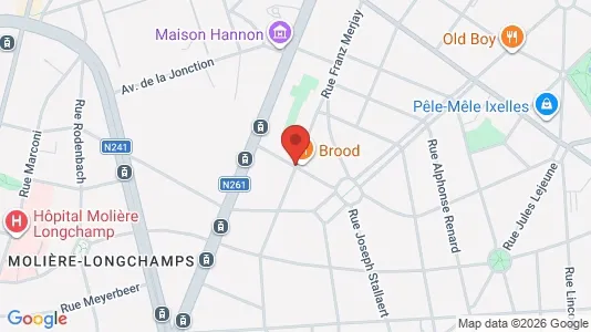 Apartments for rent i Brussels Elsene - kort over placeringen