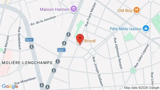 Apartments for rent i Brussels Elsene - kort over placeringen