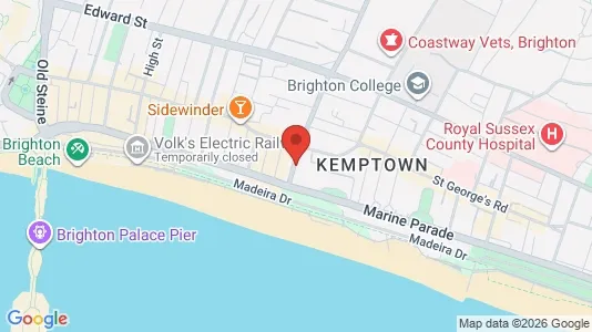 Apartments for rent i Brighton - East Sussex - kort over placeringen