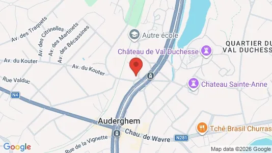 Apartments for rent i Brussels Oudergem - kort over placeringen