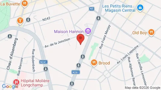 Apartments for rent i Brussels Vorst - kort over placeringen