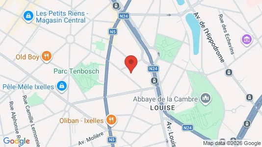 Apartments for rent i Stad Brussel - kort over placeringen