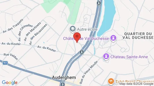 Apartments for rent i Brussels Oudergem - kort over placeringen