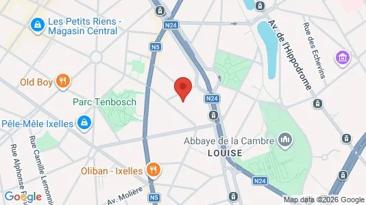 Apartments for rent i Stad Brussel - kort over placeringen