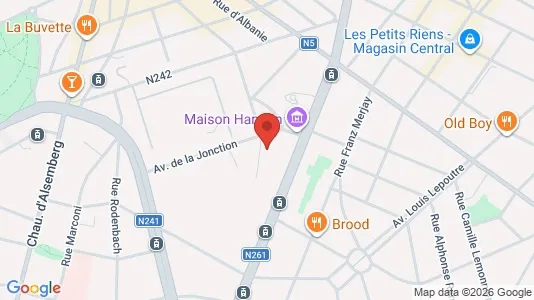 Apartments for rent i Brussels Vorst - kort over placeringen