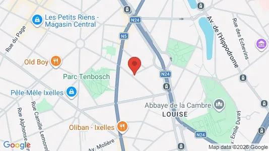 Apartments for rent i Stad Brussel - kort over placeringen