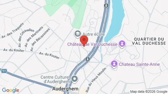 Apartments for rent i Brussels Oudergem - kort over placeringen
