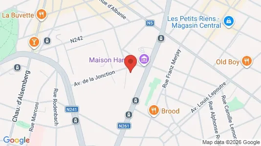 Apartments for rent i Brussels Vorst - kort over placeringen
