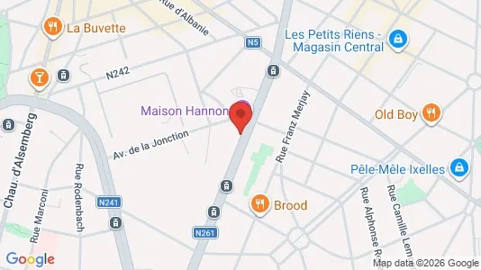 Apartments for rent i Brussels Vorst - kort over placeringen