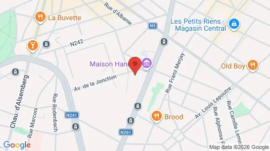 Apartments for rent i Brussels Vorst - kort over placeringen
