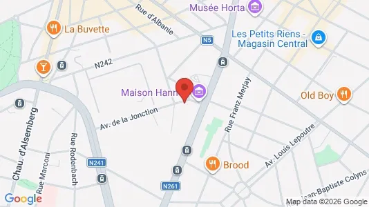 Apartments for rent i Brussels Sint-Gillis - kort over placeringen