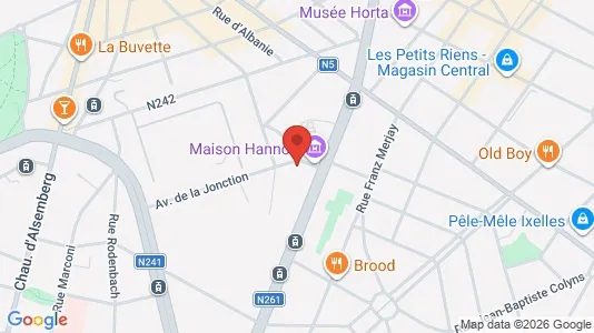 Apartments for rent i Brussels Sint-Gillis - kort over placeringen