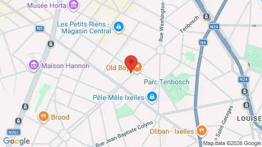 Apartments for rent i Brussels Elsene - kort over placeringen