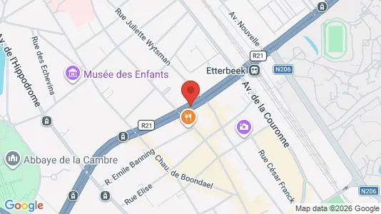 Apartments for rent i Brussels Elsene - kort over placeringen