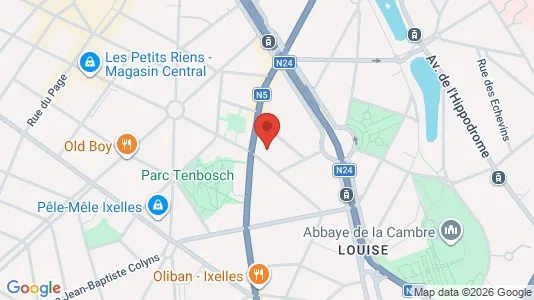 Apartments for rent i Stad Brussel - kort over placeringen