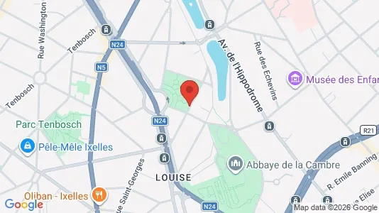 Apartments for rent i Brussels Elsene - kort over placeringen