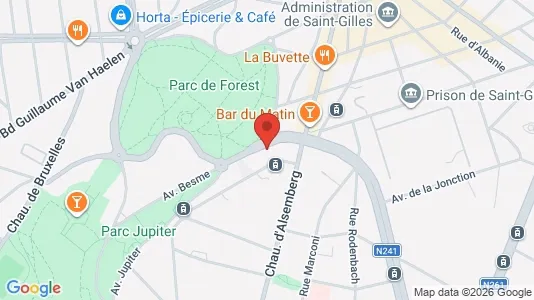 Apartments for rent i Brussels Vorst - kort over placeringen