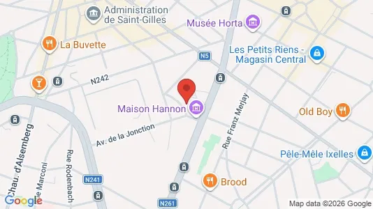 Apartments for rent i Brussels Sint-Gillis - kort over placeringen