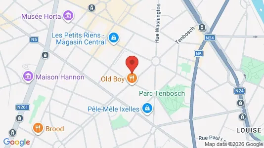 Apartments for rent i Brussels Elsene - kort over placeringen